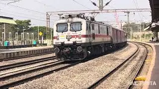 Coimbatore- Lokmanya Tilak Terminal Express(11014) skips Baiyapanhalli in a decent speed