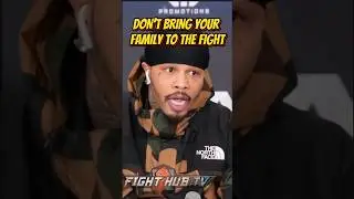 Gervonta Davis CHILLING WARNING to Lamont Roach at presser!