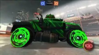 Exotic Forest Green Looper Wheels, Slipstream, Roadhog XL Rocket League&reg;