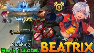 SAVAGE!! Beatrix 91% Current Win Rate! - Top 1 Global Beatrix by JoJoeKing - Mobile Legends