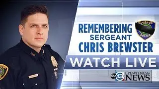 LIVE: Community gathers to honor HPD Sgt. Christopher Brewster at funeral