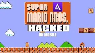 Super Mario Bros hacked on delta emulator on iOS last part.