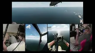 DCS World SA342 Gazelle Multicrew Test with Player Controlled Minigun