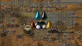 логические схемы Factorio №1 - контроль нефтепродукции