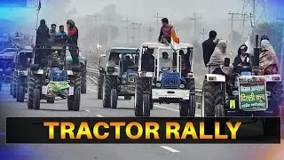 Live from Tractor rally Dehli on republic day ! Kisan Marcha ! Kisan tractor rally India