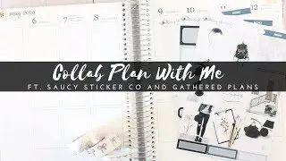 Plan With Me ft Saucy Sticker Co // Collab With GatheredPlans