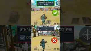 ✅ Best Dynamically Hide Crosshair settings in CODM BR 🔥💯 Codmobile Tips and Tricks #shorts #codmbr