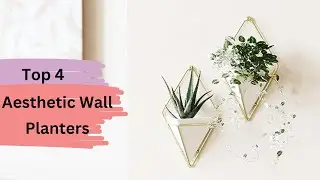 Top 4 Aesthetic Wall Planters | Amazon Haul - Home decor | Daily Lifestyle