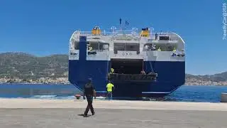 SAMOS VATHY PORT BLUESTAR DOCKING