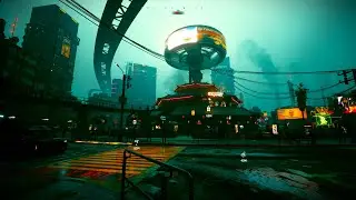 [4K] CYBERPUNK 2077 | Kabuki Market Rain Walk | DLSS 3 | Ultra Graphics | Ray Tracing | RTX 4090