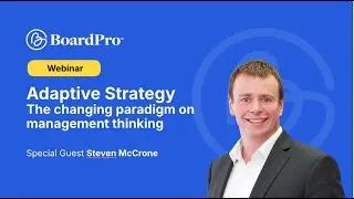 Webinar :  Adaptive Strategy  - The changing paradigm of management thinking