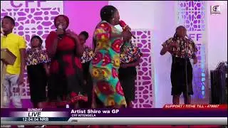 Shiro wa GP ministering at CFF KITENGELA.