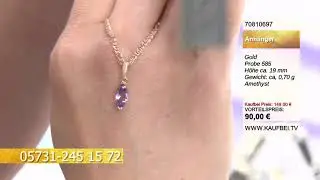 Anhänger mit Amethyst Gold 585 | Kaufbei Schmuck