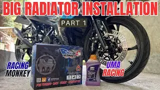 Sniper 155R - Racing Monkey Big Radiator Installation | PART 1 | Y16ZR