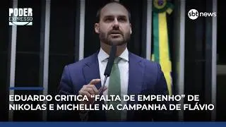 Eduardo Bolsonaro cr&iacute;tica Nikolas e Michelle sobre falta de apoio a Fl&aacute;vio |#PoderExpresso