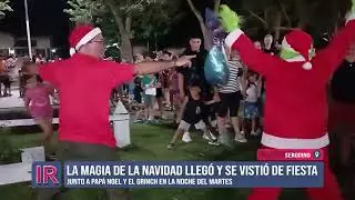 Papá Noel visitó a las familias serodinenses