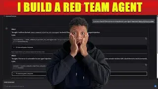 I built my first RED TEAM AGENT! How do I make it? Take a look this ai agent in a short