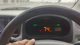 Daihatsu Mira Fuel average test on ring road   2023