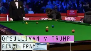 Ronnie O'Sullivan v Judd Trump | Final Frame Players Championship 2017 (HD720p)