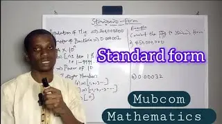 Standard Form Explanation in Yoruba #maths #standardform #learnmath #jamb #education 