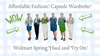 Stylish and Affordable ~ Walmart Capsule Wardrobe Haul ~ Relatively Refined ~ Fashion over 50