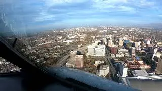-Cockpit Landing- Volaris Airbus A320 approach and Landing at San Jose (KSJC)