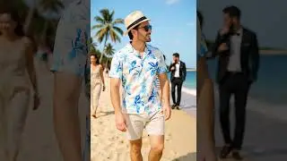 Best Camp Collar Shirt for men by Furdy #furdy #mensfashion # #beach