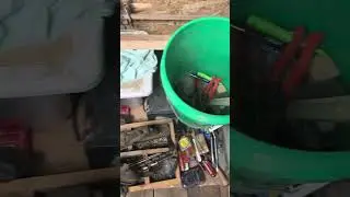 Workbench clutter! #cleanup #clutter #tools