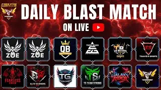 [🔴LIVE] Free Fire Squad Tournament Live 🔥| Daily Blast Match | SH E-SPORTS ORG @Sujonbhai92