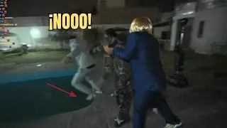SACHA SE DISFRAZA DE MADURO Y LO BOTAN A LA PISCINA 😂