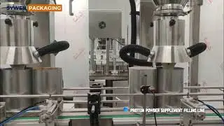 Protein Powder Supplement Filling Line #PowderFilling #PowderFillingMachine