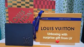 Louis Vuitton Unboxing | Mens Multiple Wallet in Marine | Louis Vuitton Philippines
