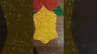 Christmas bells using glitter sheet | Jingle bells | Christmas craft | Christmas decoration ideas