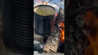 Newfoundland Boil Up #cooking #fire #fishing #newfoundland #outdoors #backpacking