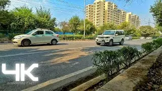 ASMR Roadside View | Satisfying Roadside Ambience | 4K Traffic Video & H.Q. Sounds |
