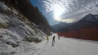 Skiing in Champoluc in 2017