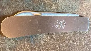 Joseph Rodgers Sheffield England Single Blade Lambfoot Folding Pocket Knife