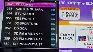 Doordarshan dd free dish 2023