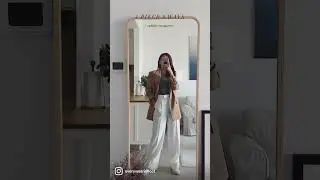 White trousers 8 ways | weekly outfit