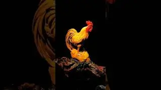Carving handmade cock in stone #shorts #handmade #viral #woodcarving
