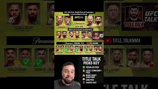 UFC 326 FULL CARD Quick Picks & Predictions