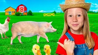 Nastya and her friends have fun at a summer camp