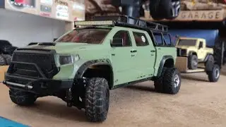 LDARC X43 trailer driven by Orlandoo Hunter OH32P02 Tundra dually ( work in progress ) - Preview 🤭