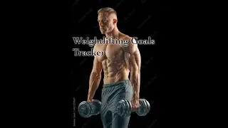 Weightlifting goals tracker
