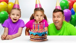 Kinder bereiten eine lustige Geburtstagsparty vor | Videosammlung f&uuml;r Kinder | Vania Mania DE