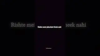 Jisko jaha sukoon mile 🤕💔🫴 | black screen lyrics status 🖤 #broken #lyrics #sadstatus #shortsviral
