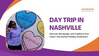 Nashville Day Trip Bus Tour 🚍 | Murals, Broadway & Best Spots in Music City 🎶||Swathi Shetty