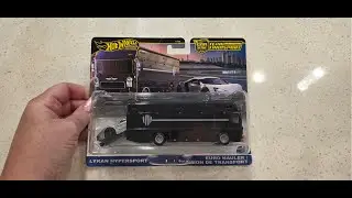 Распаковка и демонстрация набора Hot Wheels Premium Team Transport Lykan Hypersport & Euro Hauler!