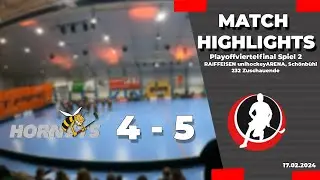 Unihockey Mittelland vs Hornets Moosseedorf | Playoffviertelfinal Spiel 2 | Saison 2023/24
