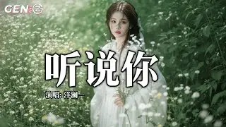洋澜一 - 听说你 (治愈版)｜Yang Lan Yi - Ting Shuo Ni『当万家灯火把夜空点亮，思绪又回到了分别的地方，站在窗边看着满城的月光』【动态歌词MV】